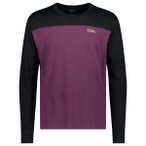 Mons Royale - Yotei Merino L/S - Merinoshirt Gr S lila/schwarz