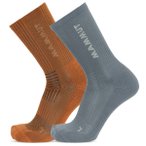 Mammut - Multisport Crew 2-Pack - Multifunktionssocken 39-41 grau/braun