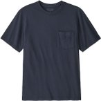 Patagonia Midweight '95 Oval Logo Pocket Herren T-Shirt ( Dunkelblau L)