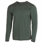 Ivanhoe of Sweden - Underwool Merino Male L/S - Merinoshirt Gr XL oliv