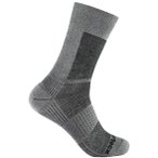 Wrightsock Merino Coolmesh II Crew Wandersocken Unisex ( Grau 41,5-45 Größe,)