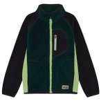 Color Kids - Kid's Teddy Jacket with Fleece Sleeves - Fleecejacke Gr 98 schwarz
