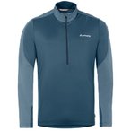 Vaude Livigno Halfzip II Fleecepullover, S, blue gray