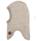 Mikk-Line - Kid's Wool Fullface - Cap Gr 44-48 cm grau/beige