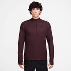 Nike Dri-Fit Trail Midlayer Half-Zip Herren Laufshirt ( Dunkelrot XXL Größe,)
