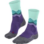 Falke TK2 Crest  Damen  Wandersocken lila Größe 41  Camping  Atmungsaktiv