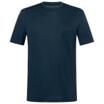 super.natural - Pocket Tee - Merinoshirt Gr M blau