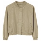Mazine - Women's Short Cotton Bomber - Freizeitjacke Gr XS beige