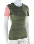 Ortovox 185 Rock‘N‘Wool Damen Funktionsshirt-Oliv-Dunkelgrün-XS
