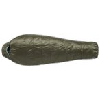Big Agnes - Anthracite 30 - Kunstfaserschlafsack Gr Long - Bodysize: 198 cm Zip: