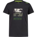CMP Kinder Boys Jersey T-Shirt (Größe 116, schwarz)