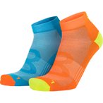 Eightsox Sport Color 2  2er Pack  Laufsocken orange Größe 35  Laufen  Atmungsa