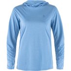 Fjällräven Abisko Sun  Damen  Hoodies blau Größe XXS Camping  Elastisch