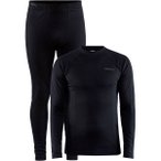 CRAFT Herren Unterwäsche Set CORE WARM BASELAYER SET M, Größe XXL in Schwarz