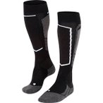 FALKE SK2 Wool Damen Kniestrümpfe, Größe 35-36 in Schwarz