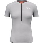 Salewa Pedroc Pro Dry Half Zip  Damen  T-Shirts grau Größe XL  Trekking  Hautf