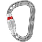 Petzl Rocha Screw Lock Karabiner  Karabiner grau Größe One Size Alpinklettern
