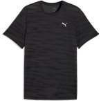 PUMA Herren Shirt M PWRTRAIN JACQUARD TEE, Größe XXL in Schwarz