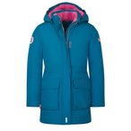 Trollkids Girls Alesund Mantel Kinder  Winterjacke madeira blue-bright berry Gr�