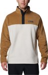 Columbia - Zweifarbiger Fleecepullover - Steens Mountain Half Snap II Dark Stone