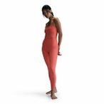 Nike W NK Dri-Fit Zenvy High-Rise 7/8 Rib Tight Damen ( Hellrot XS Größe,)