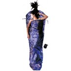 COCOON Silk MummyLiner - Seiden-Schlafsack leaves