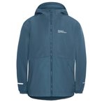 Jack Wolfskin Iceland 3in1  Kinder  Doppeljacke blau Größe 116 Camping  Elasti
