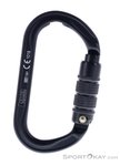 LACD Oval Evo Trilock Schraubkarabiner-Schwarz-One Size