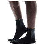 On - Performance Run Sock Mid - Laufsocken 43-46 schwarz