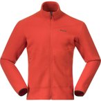 Bergans Rabot Merino Fleece  Herren  Fleecejacke rot Größe L Trekking  Elastis