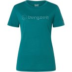 Super.Natural Bergzeit Lines  Damen  T-Shirts tuerkis Größe S Trekking  Hautfr