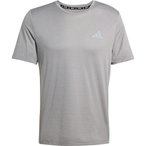adidas Run Essentials  Herren  Laufshirts medium grey heather Größe XL Laufen 