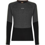 Icebreaker Merino 200 Oasis+ Crewe  Herren  Langarm Unterhemden schwarz Größe 