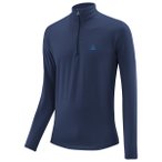 Löffler - Midlayer Transtex - Fleecepullover Gr 46 blau