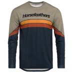 Horsefeathers - Quantum L/S Bike Jersey - Radtrikot Gr M blau