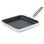 GSI Bugaboo Ceramic 10" Square Fry Pfanne  Camping Kochgeschirr schwarz Größe 