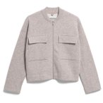 ARMEDANGELS - Women's Cotton-Wool Bomber Knit Jacket - Freizeitjacke Gr S grau