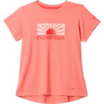 Columbia Tech Trail Utility Graphic  Kinder  T-Shirts rosa Größe 132 Camping  