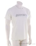 Brooks Dash Reflective Herren T-Shirt-Weiss-L