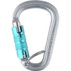 Edelrid HMS Bruce Steel Triple FG Karabiner  Karabiner tuerkis Größe One Size 