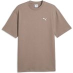 PUMA Herren Shirt ESS ELEVATED Relaxed Material Tee, Größe M in Grau