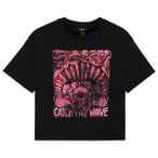 Roxy - Kid's Daisyloose Season - T-Shirt Gr 8 Years - S schwarz