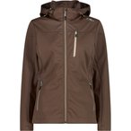 CMP Zip   Damen  Softshelljacke braun Größe XXL Trekking  Windabweisend Wasser