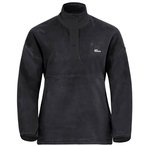 Jack Wolfskin Sumetro Half Zip  Damen  Pullover schwarz Größe L Camping  Elast