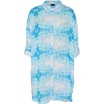 CHIEMSEE Bluse mit  hochkrempelbaren Ärmeln, Größe M in Blau