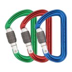 DMM Shadow Screwgate Colour 3 Pack - Karabiner-Set