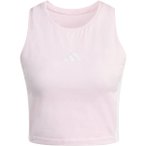 ADIDAS Damen Top ESSENTIALS 3-STREIFEN GEPOLSTERTES, Größe L in Pink