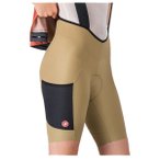 Castelli - Women's Unlimited Endurance DT Bibshort - Radhose Gr L beige