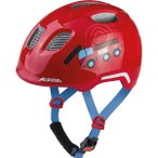ALPINA Kinder-Helm Ximo 2 Flash, fire fighter, Größe 47-51cm in Rot