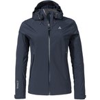 Schöffel Vistdal 2.5l  Damen  Regenjacke blau Größe XL Camping  Winddicht Was